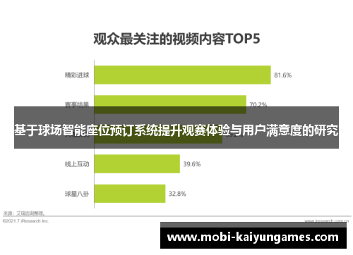 基于球场智能座位预订系统提升观赛体验与用户满意度的研究