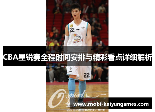 CBA星锐赛全程时间安排与精彩看点详细解析