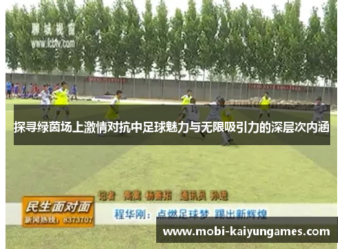 探寻绿茵场上激情对抗中足球魅力与无限吸引力的深层次内涵