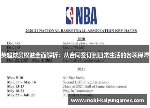 英超球员权益全面解析：从合同签订到日常生活的各项保障
