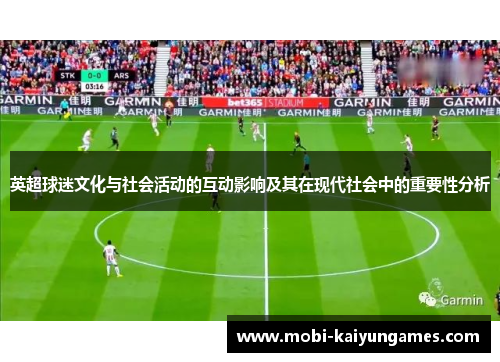 英超球迷文化与社会活动的互动影响及其在现代社会中的重要性分析