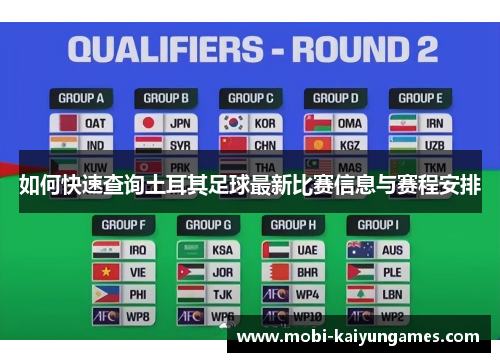 如何快速查询土耳其足球最新比赛信息与赛程安排